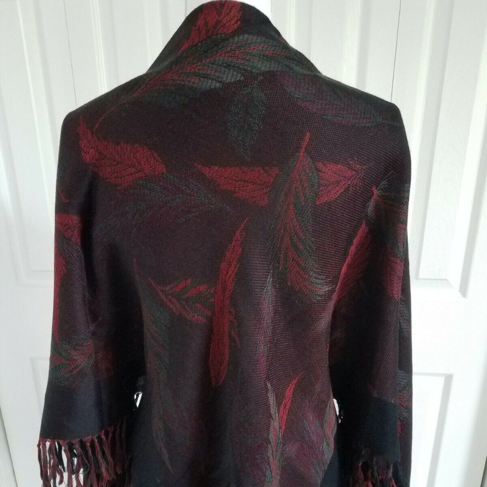 Valentino Rudy Designer Shawl Wrap Cape Scarf Vintage Italy RARE